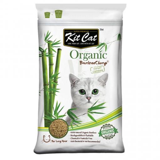 Kit Cat Long Hair Bamboo Cat Litter 9L