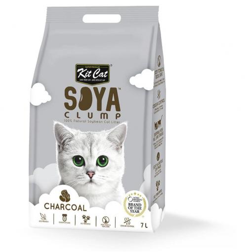 Kit Cat Soya Charcoal Clumping Cat Litter 7L