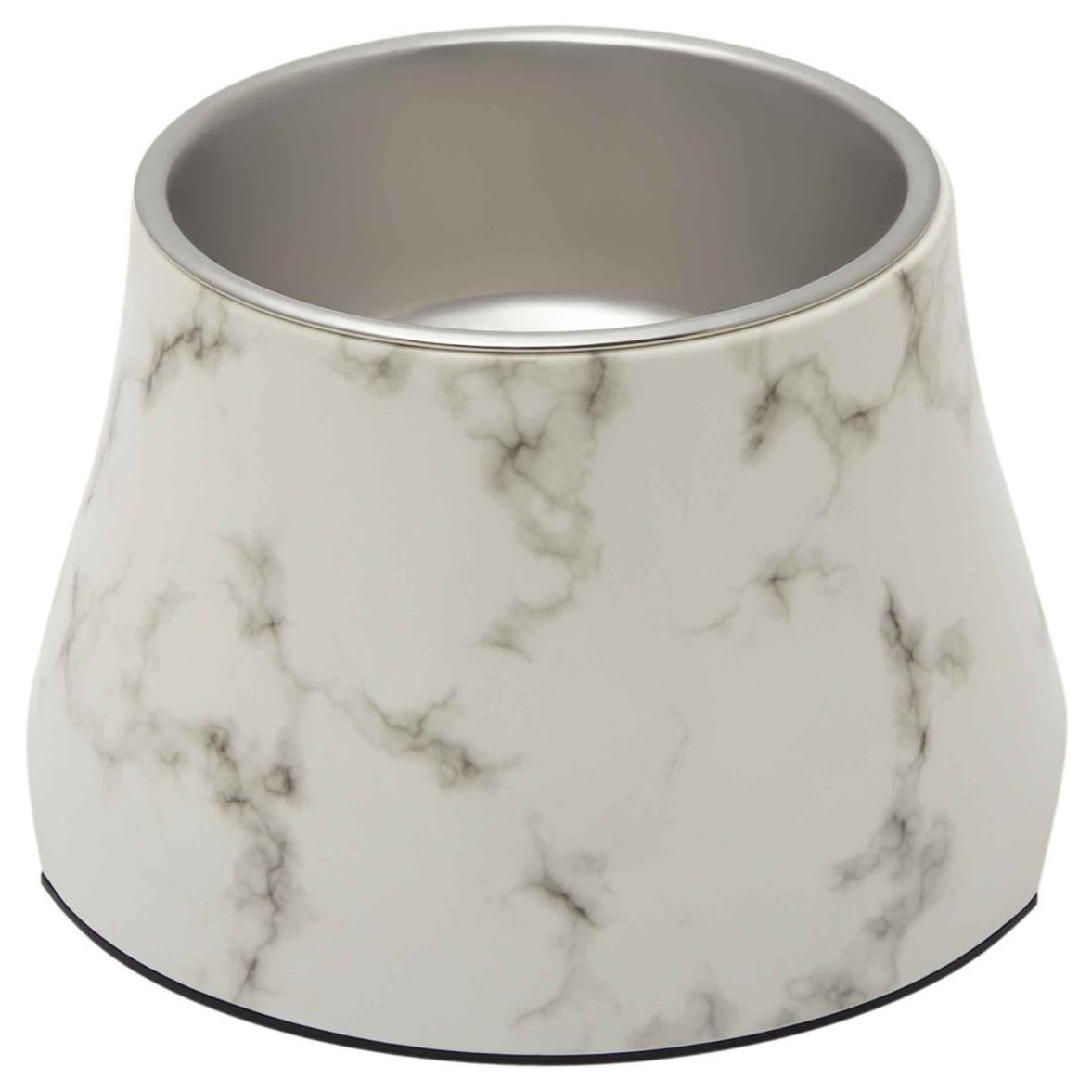 Buddy & Belle Tall Melamine Marble Dog Bowl