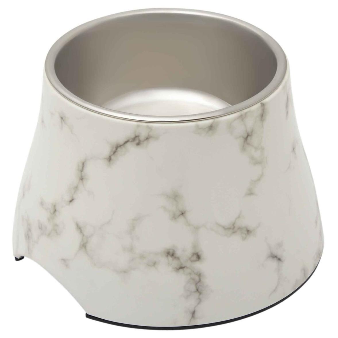 Buddy & Belle Tall Melamine Marble Dog Bowl