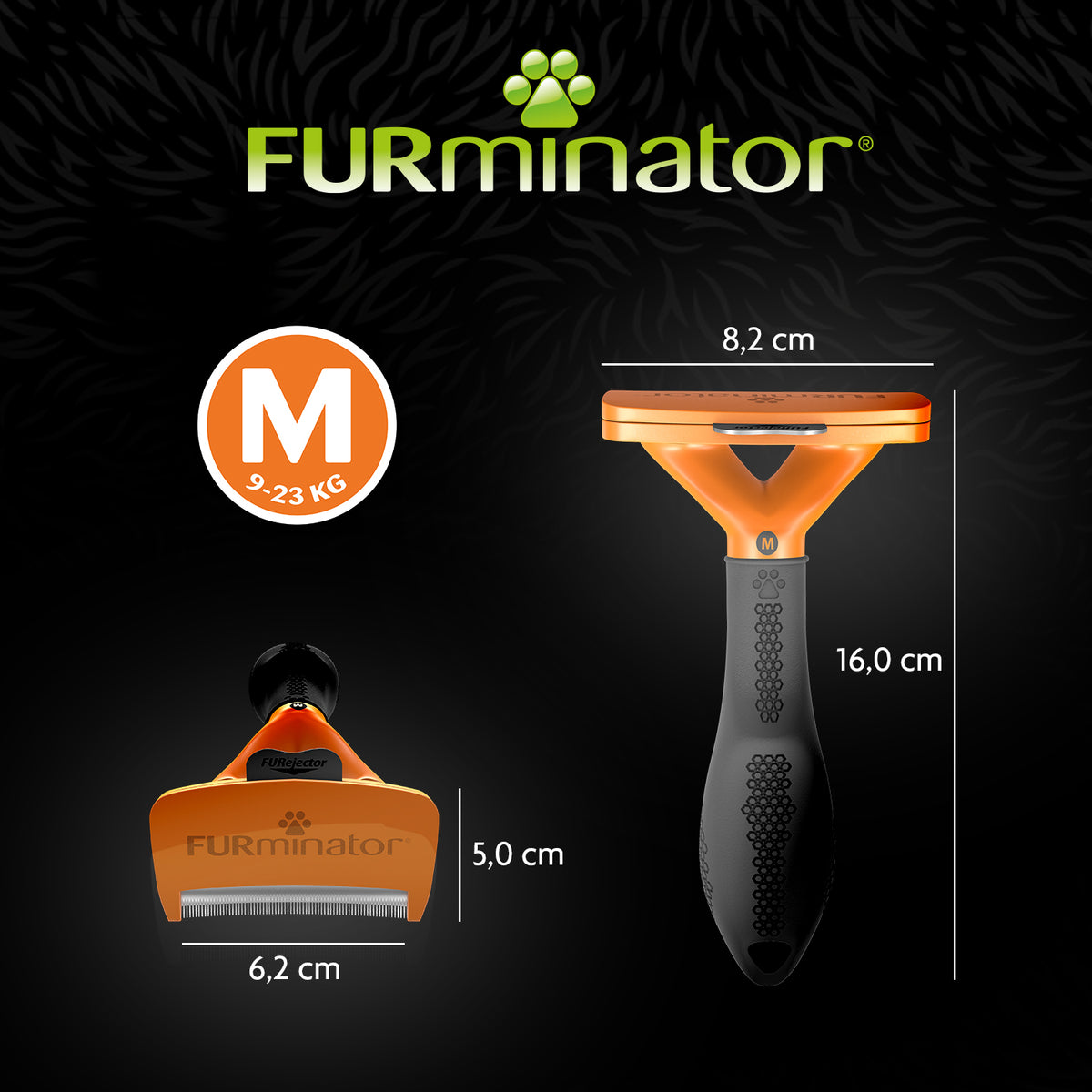 FURminator Long Hair deShedding Tool for Dogs