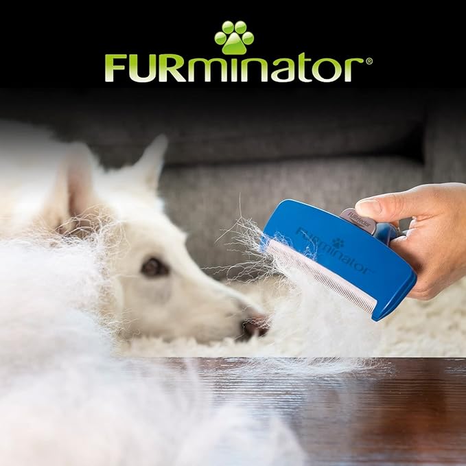 FURminator Long Hair deShedding Tool for Dogs