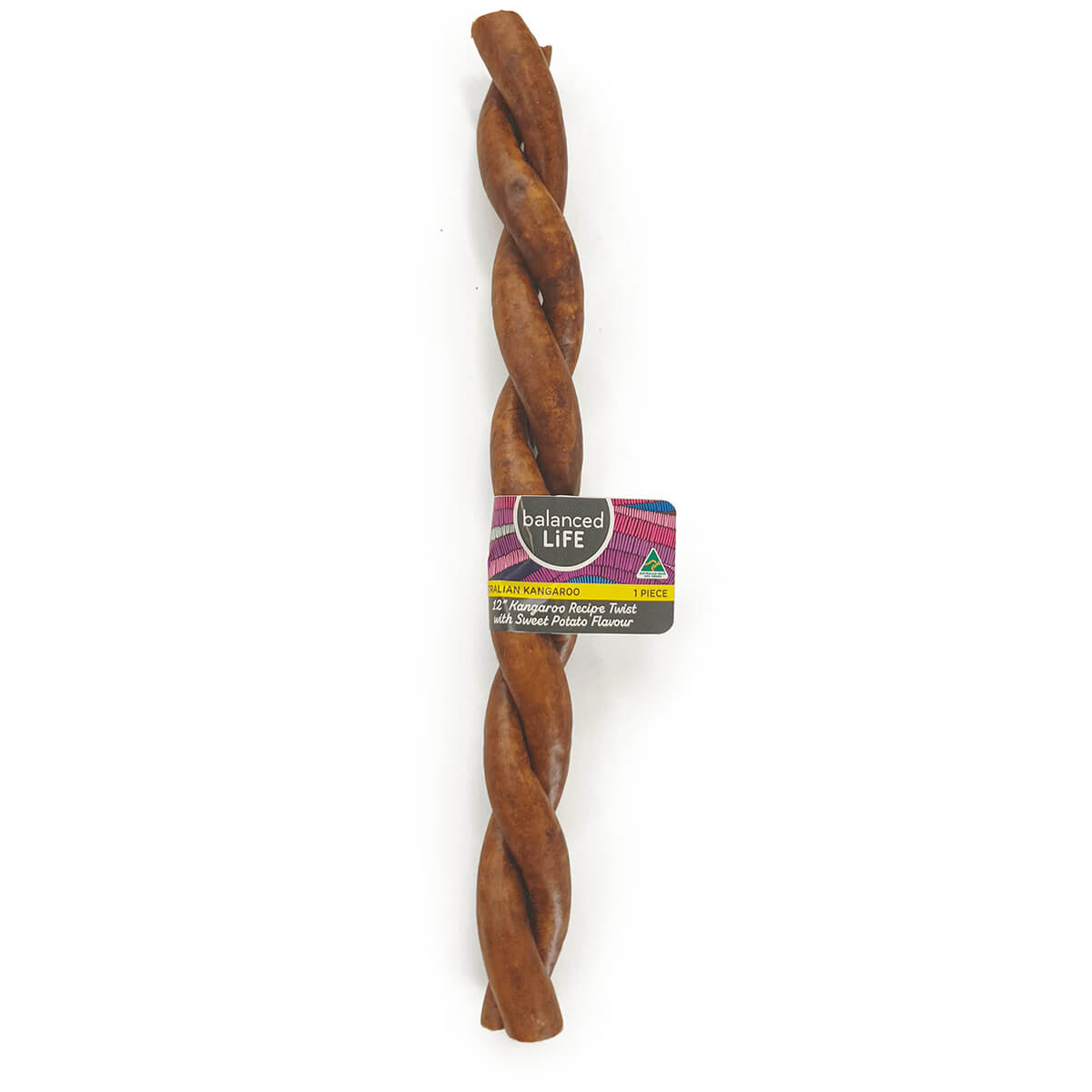 Balanced Life Kangaroo & Sweet Potato Digestahide Twisted Dog Treat