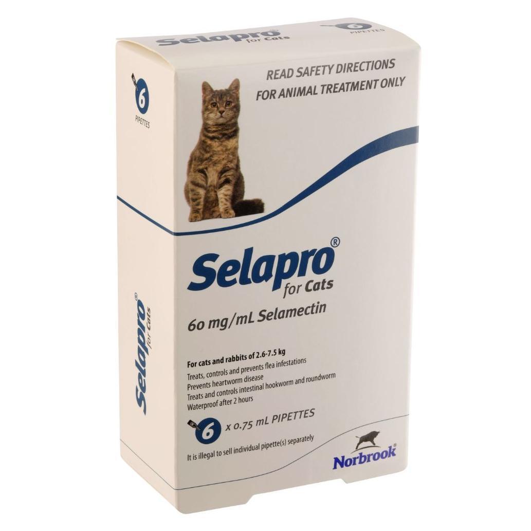 Selapro Spot On Treatment For Cats