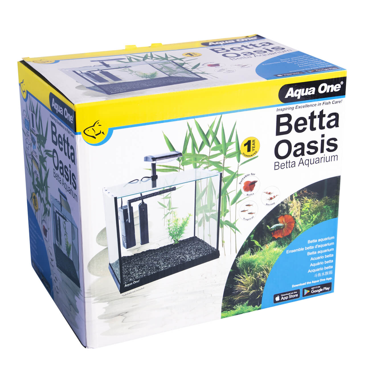 Aqua One Oasis Betta Aquarium 13L