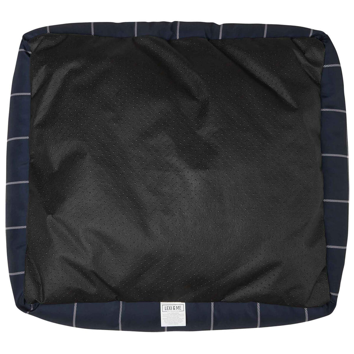 Lexi & Me Bolster Dog Bed French Navy Large