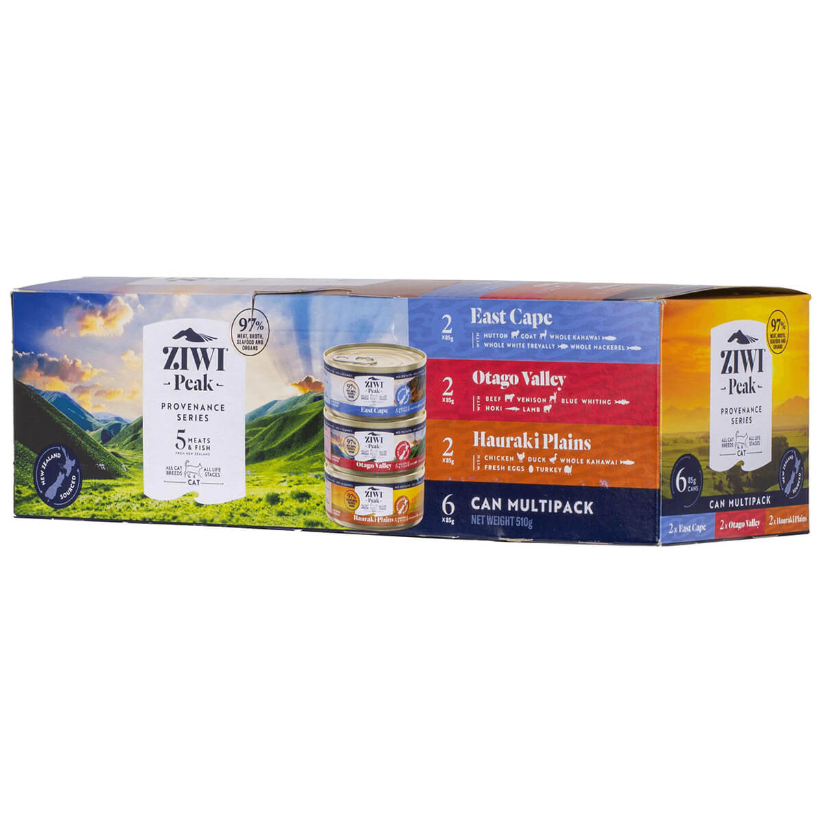 Ziwi Peak Provenance Multi Pack Wet Cat Food 6x85G