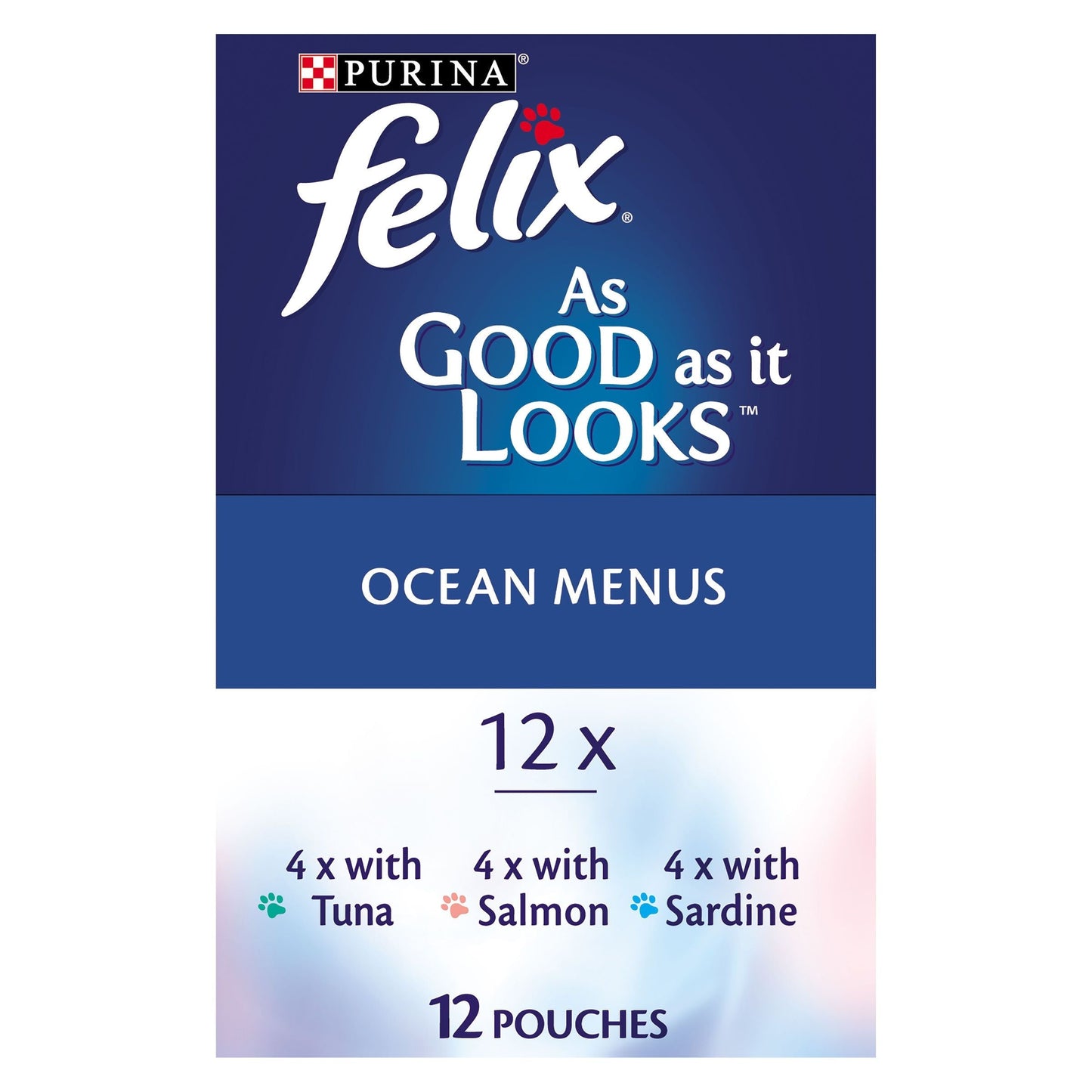 Felix As Good As It Looks Ocean Fish Wet Cat Food 12x85g