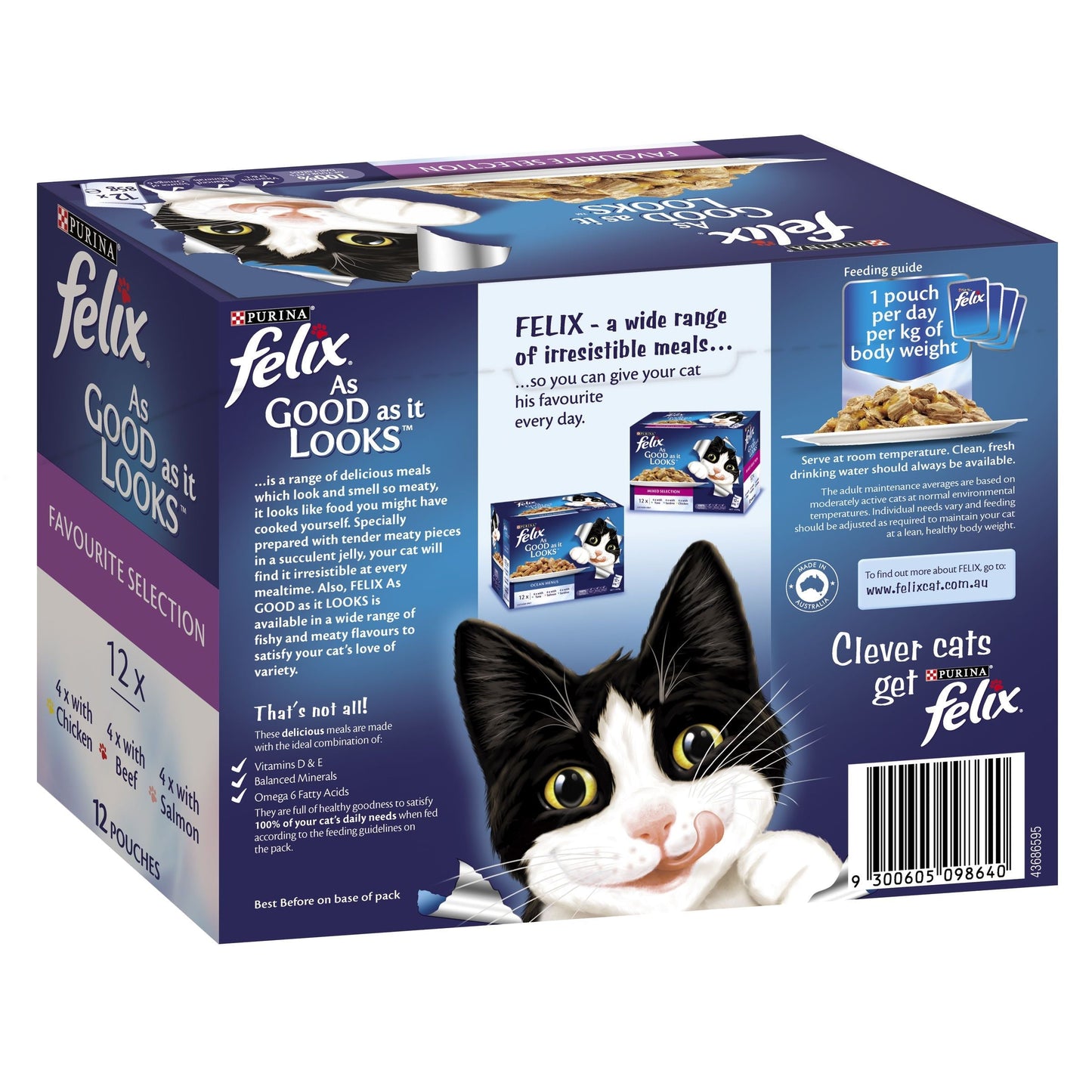 Felix As Good As It Looks Favourites Selection Wet Cat Food 12x85g