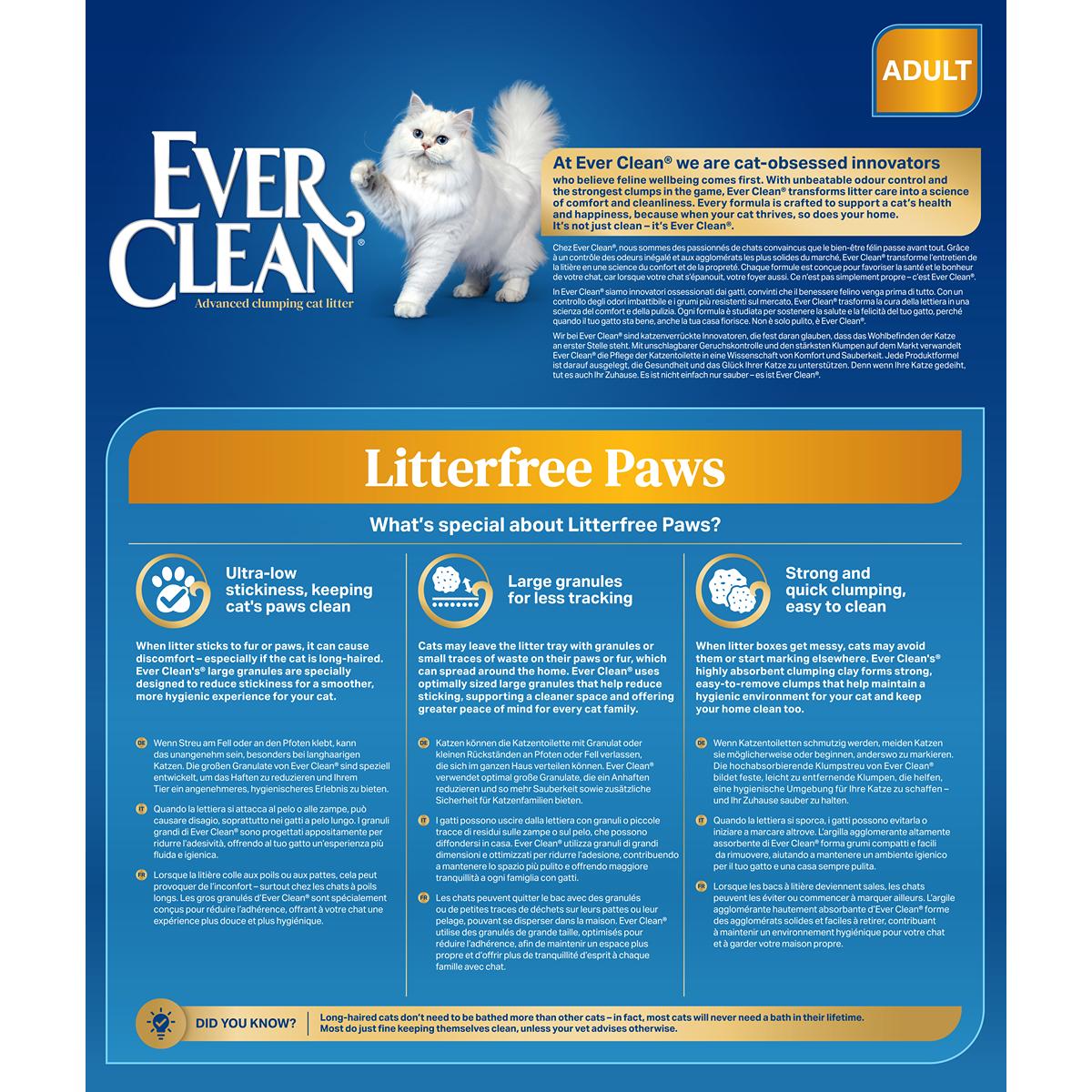 Ever Clean Litterfree Paws Scented Clumping Cat Litter