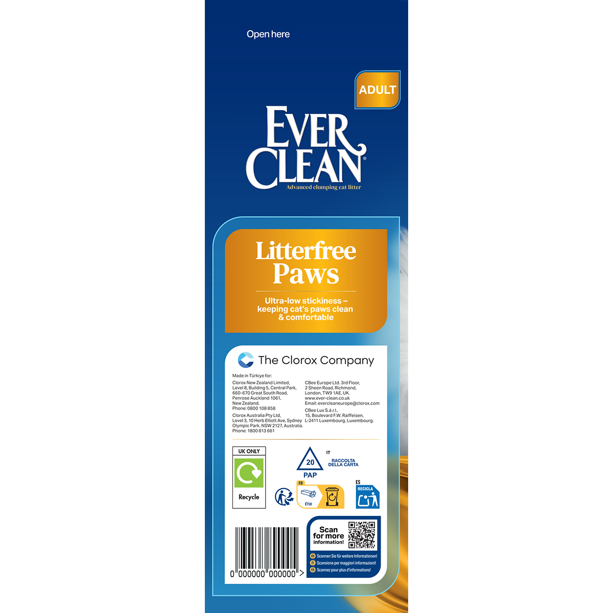 Ever Clean Litterfree Paws Scented Clumping Cat Litter