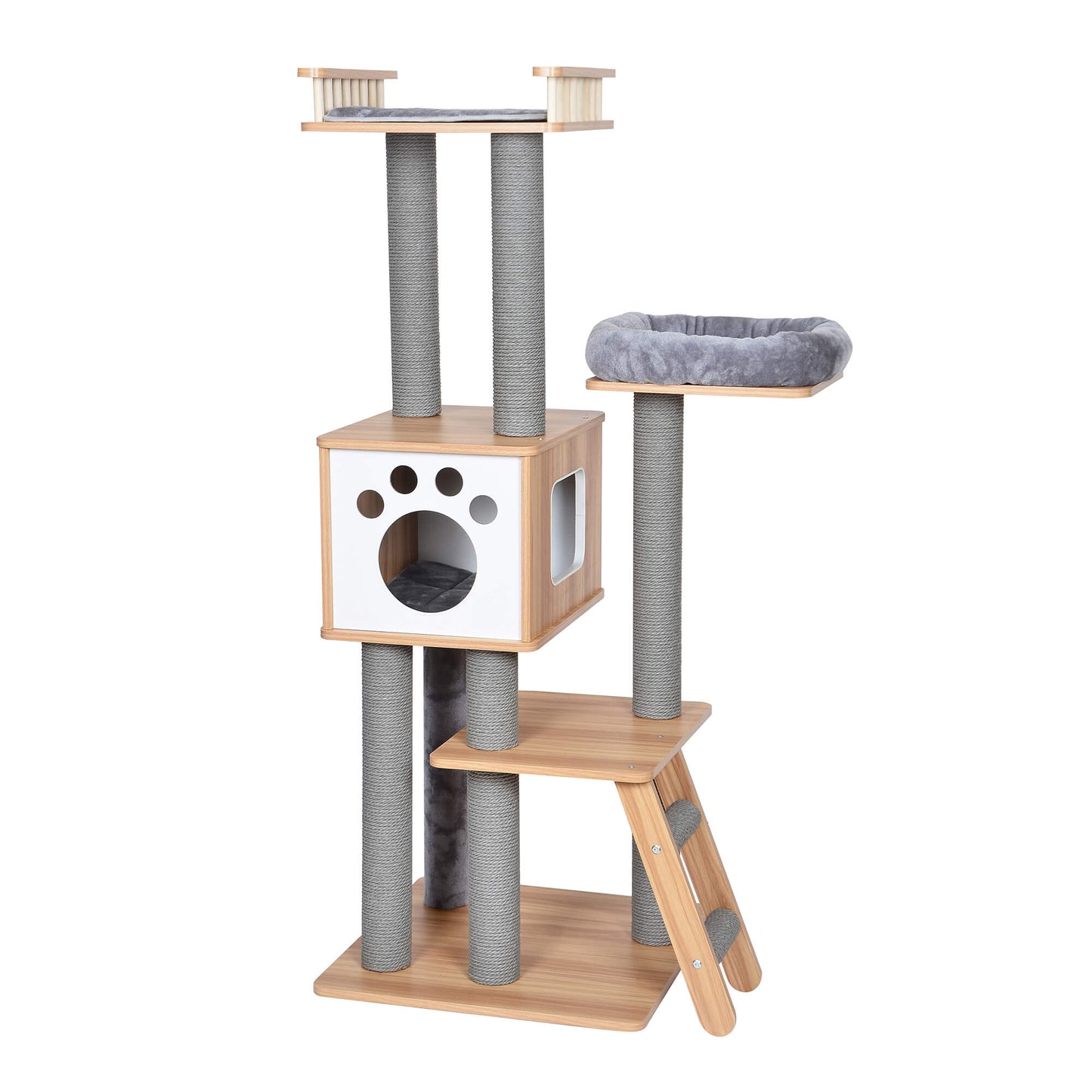 Pet Pals Wooden 5 Level Cat Scratcher