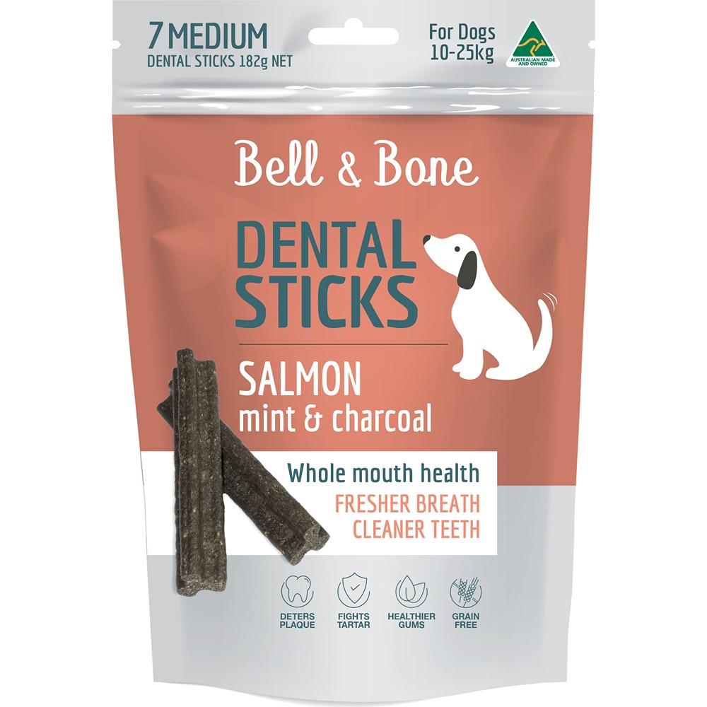 Bell & Bone Salmon, Mint & Charcoal Dental Stick