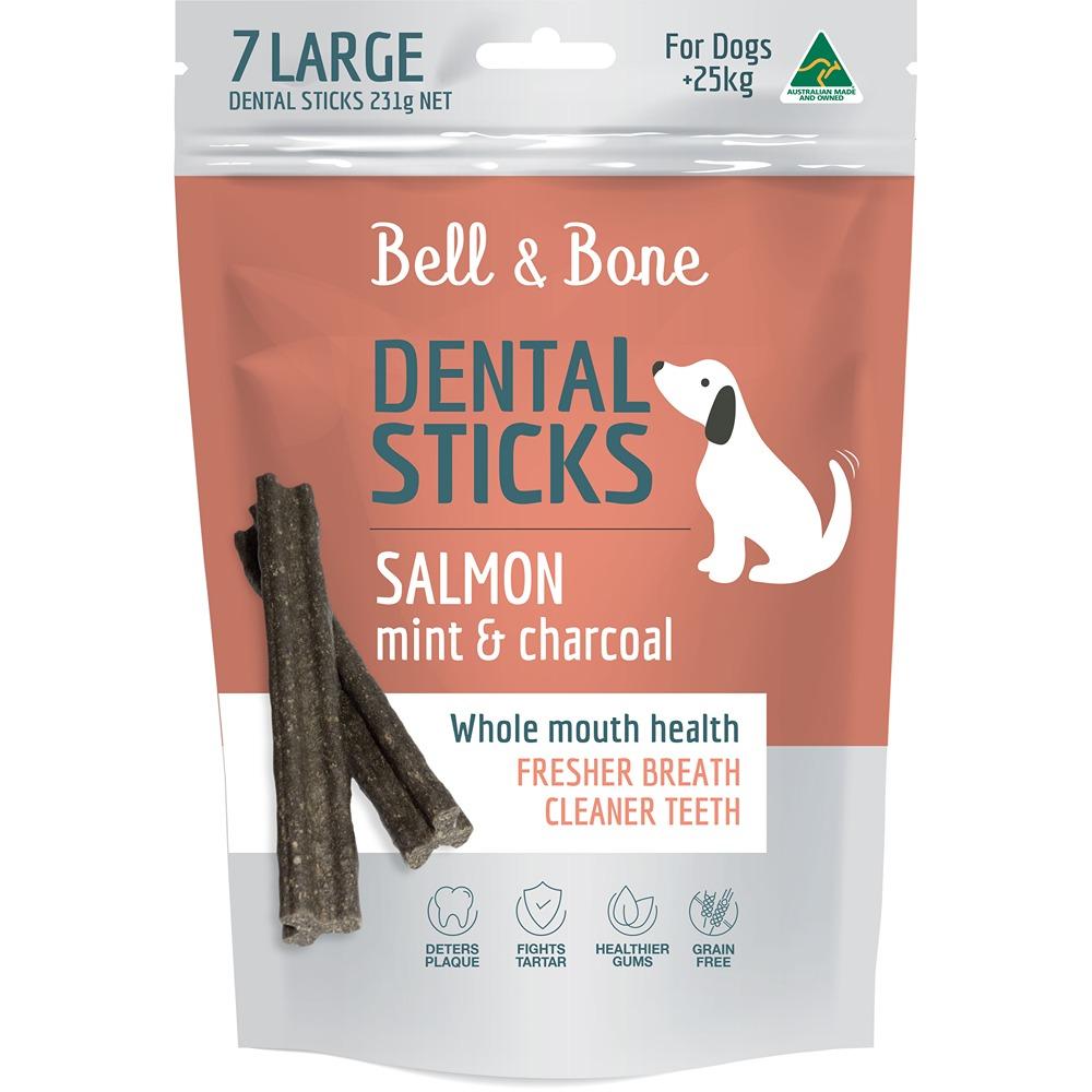 Bell & Bone Salmon, Mint & Charcoal Dental Stick