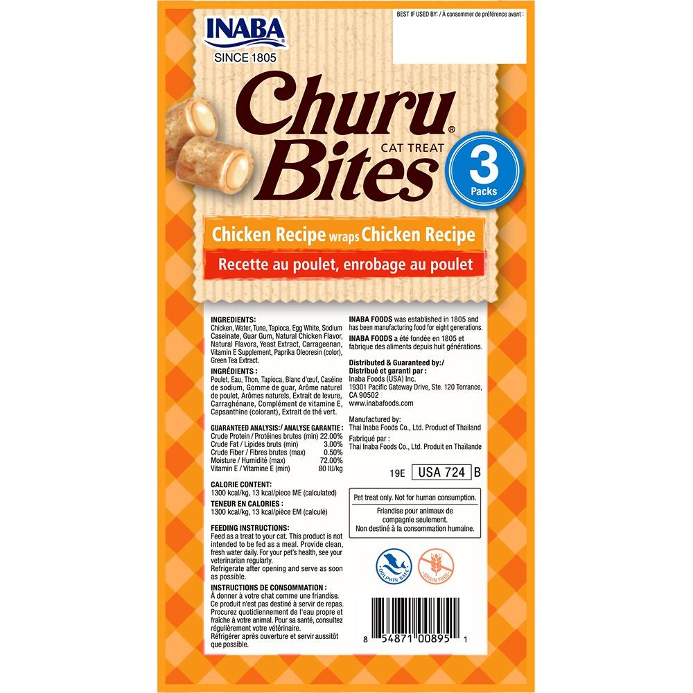 Inaba Churu Bites Chicken Wraps Chicken Cat Treats