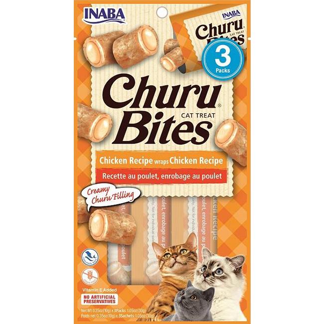 Inaba Churu Bites Chicken Wraps Chicken Cat Treats