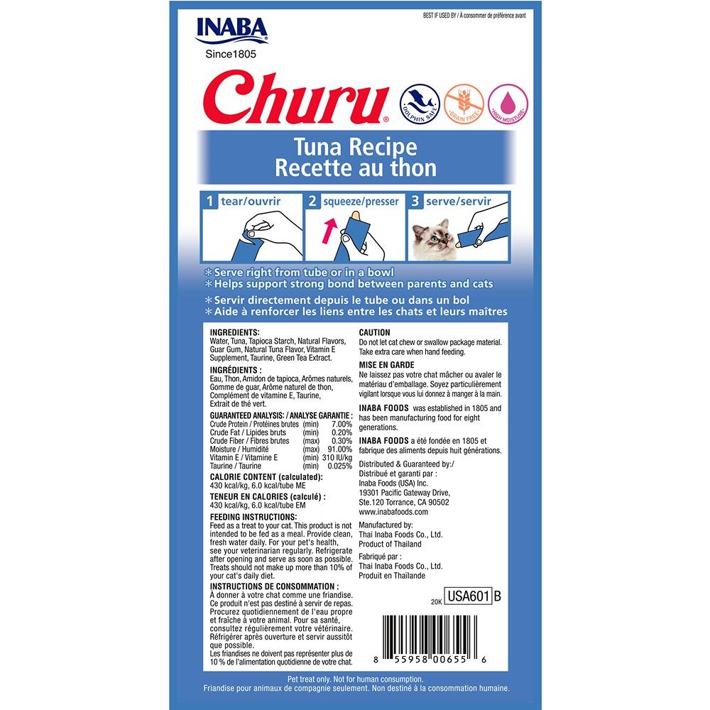 Inaba Churu Puree Tuna Cat Treats