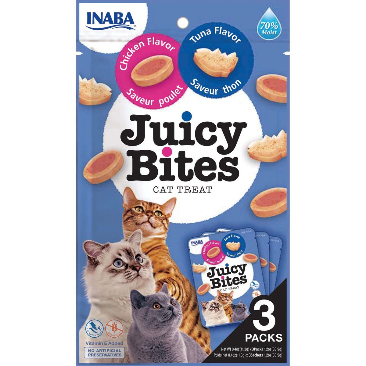 Inaba Juicy Bites Tuna & Chicken Cat Treats