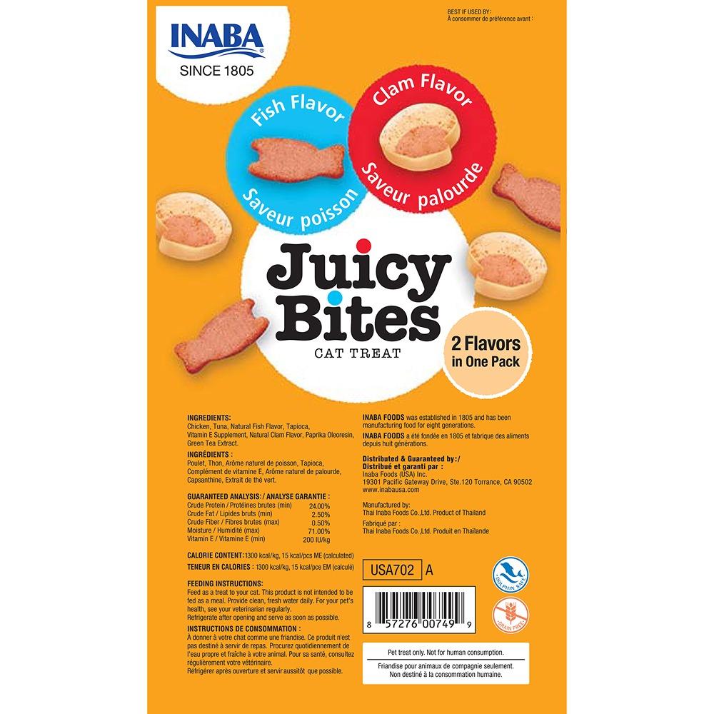 Inaba Juicy Bites Fish & Clam Flavour 33.9g