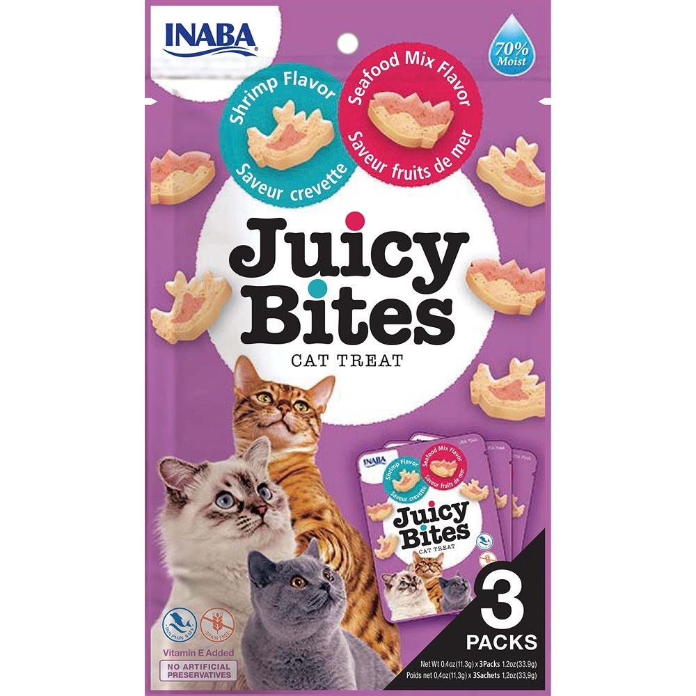 Inaba Juicy Bites Shrimp & Seafood Cat Treats