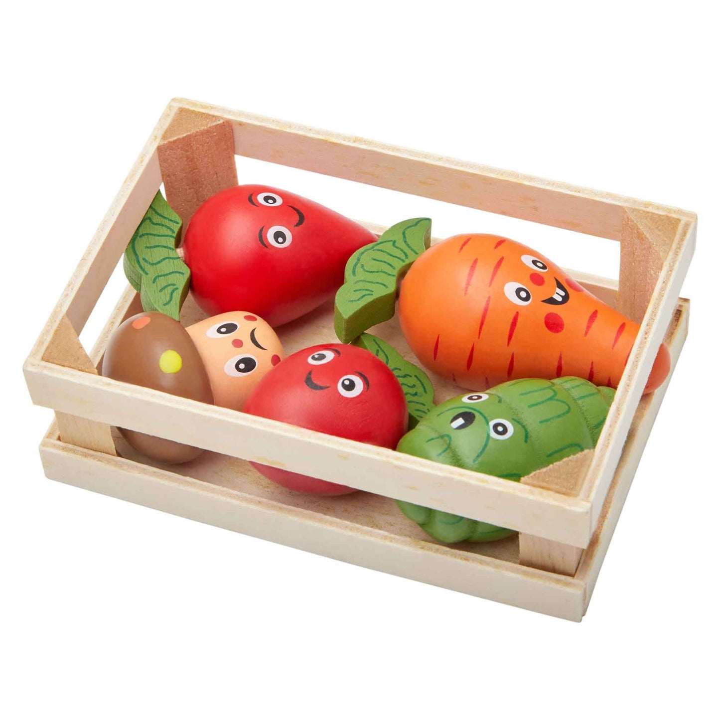 Lexi & Me Small Animal Wooden Chew Toy Veggie Crate