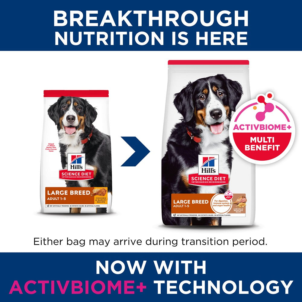 Hill's Science Diet Large Breed Lamb & Rice Adult Dry Dog Food