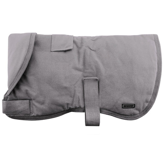 Ruff n Rugged Oilskin Dog Coat Grey