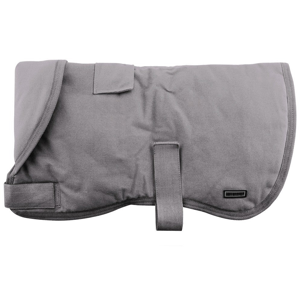Ruff n Rugged Oilskin Dog Coat Grey