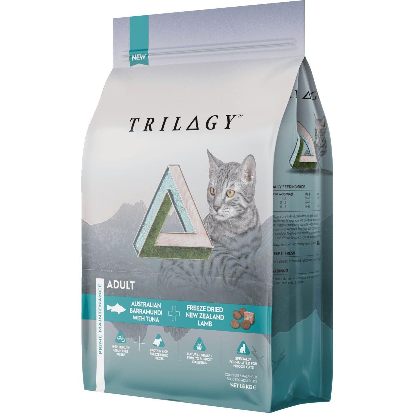 Trilogy Adult Barramundi Dry Cat Food 1.8kg