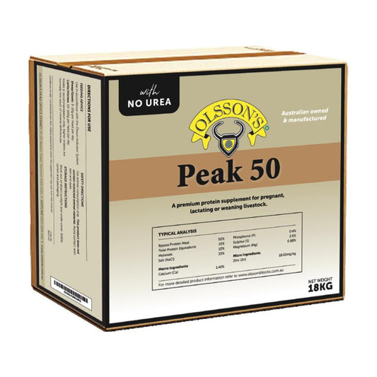 Olssons Peak 50 No Urea Livestock Supplement