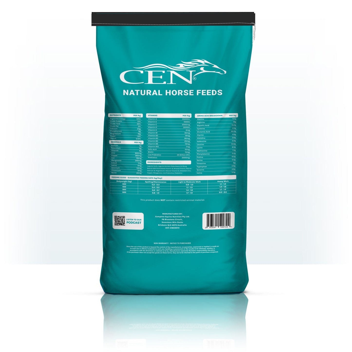 CEN Nutrition Grain Free Ultimate Horse Feed