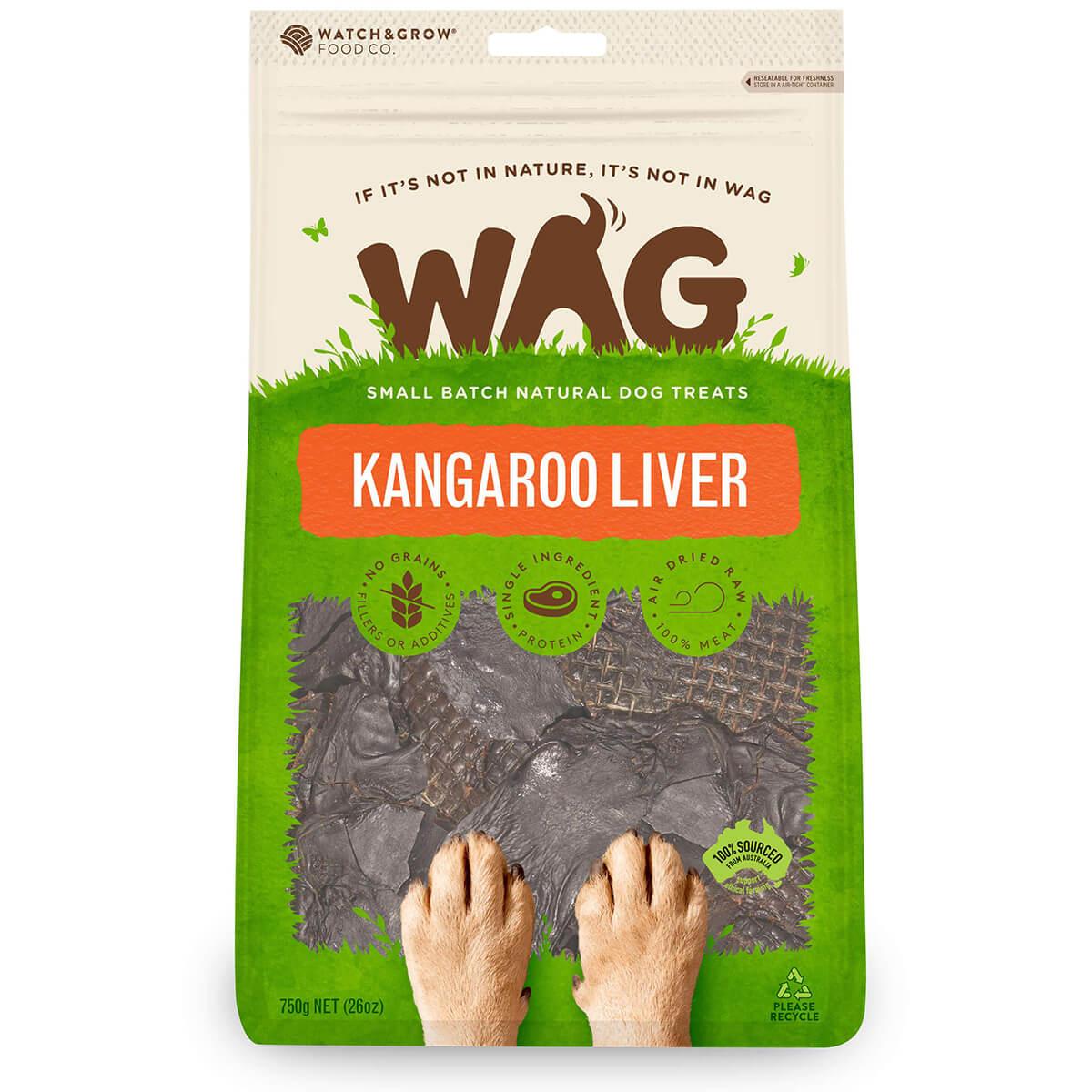 WAG Kangaroo Liver Dog Treats