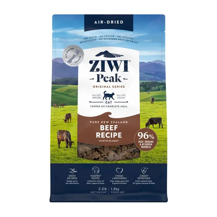 Ziwi Peak Air Dried Beef Recipe Dry Cat Food