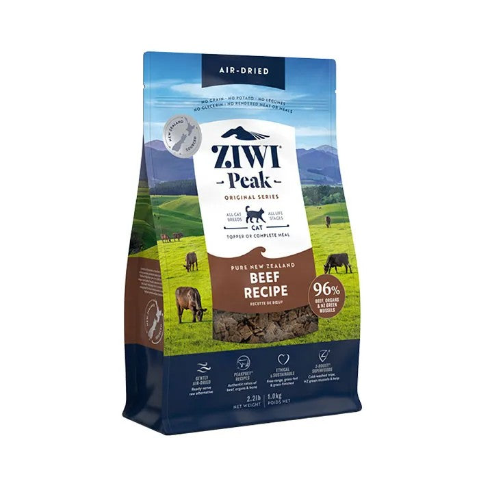 Ziwi Peak Air Dried Beef Recipe Dry Cat Food