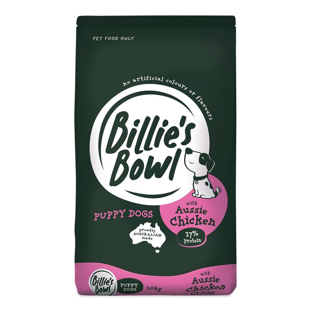 Billie's Bowl Puppy with Aussie Chicken Dry Dog Food