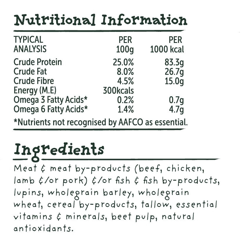 Billie's Bowl Aussie Fish Senior Dry Dog Food