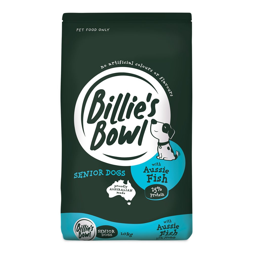 Billie's Bowl Aussie Fish Senior Dry Dog Food
