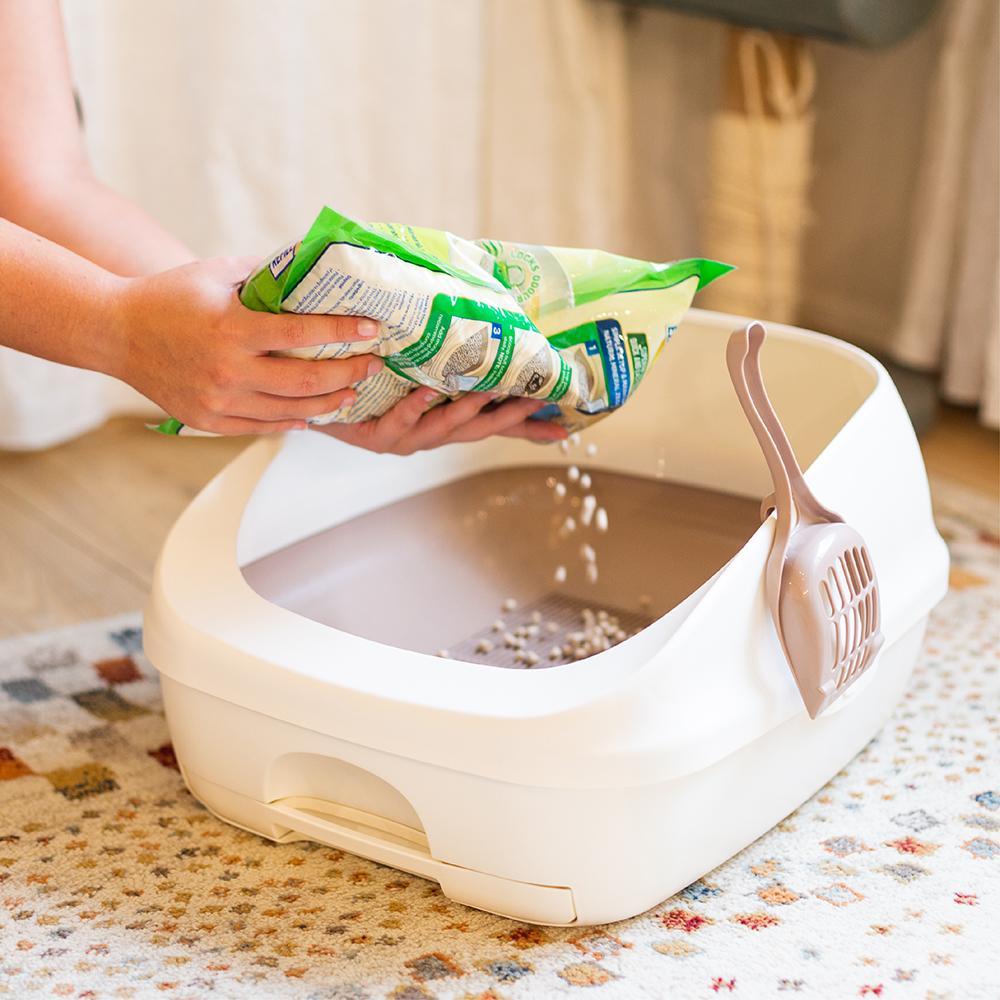 Ezi-Lock Odour Starter Kit Dual Layer Cat Litter Tray