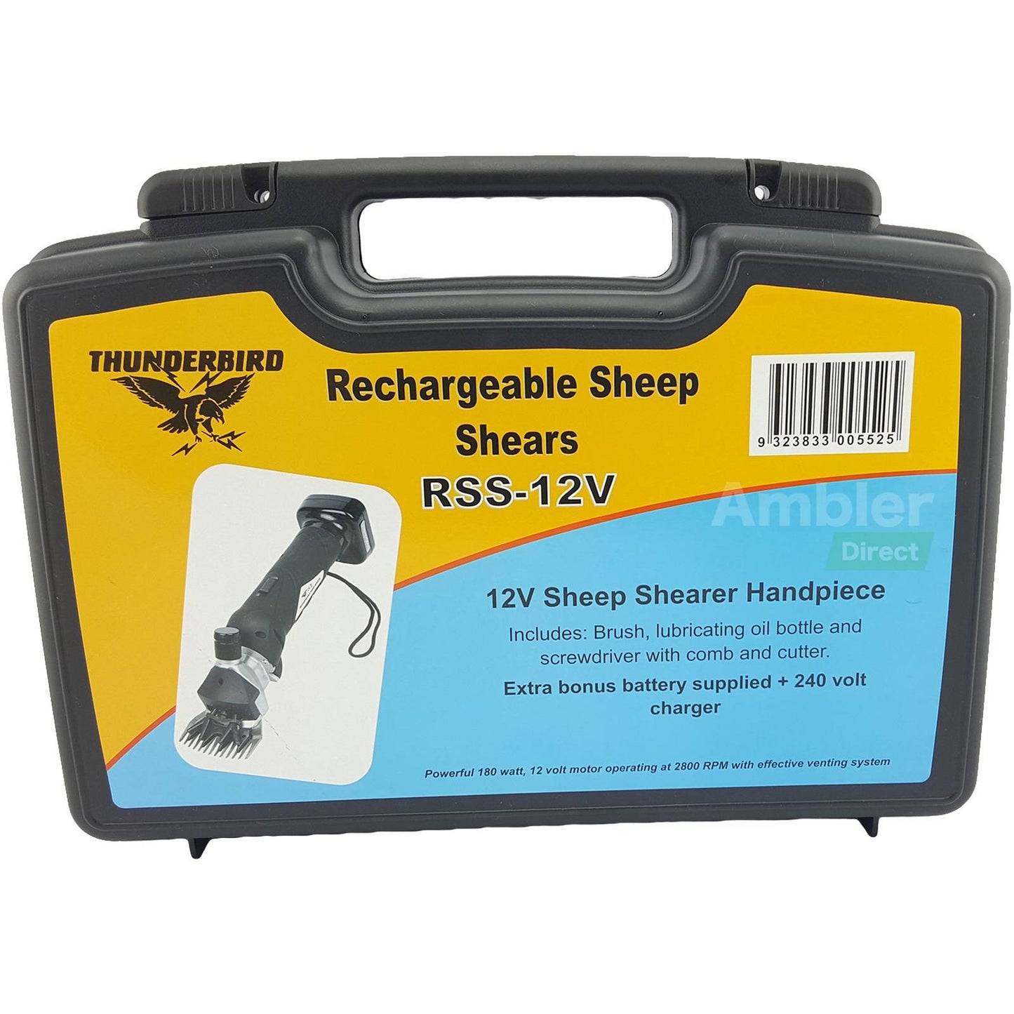 Thunderbird Rechargeable Sheep Shear Handpiece