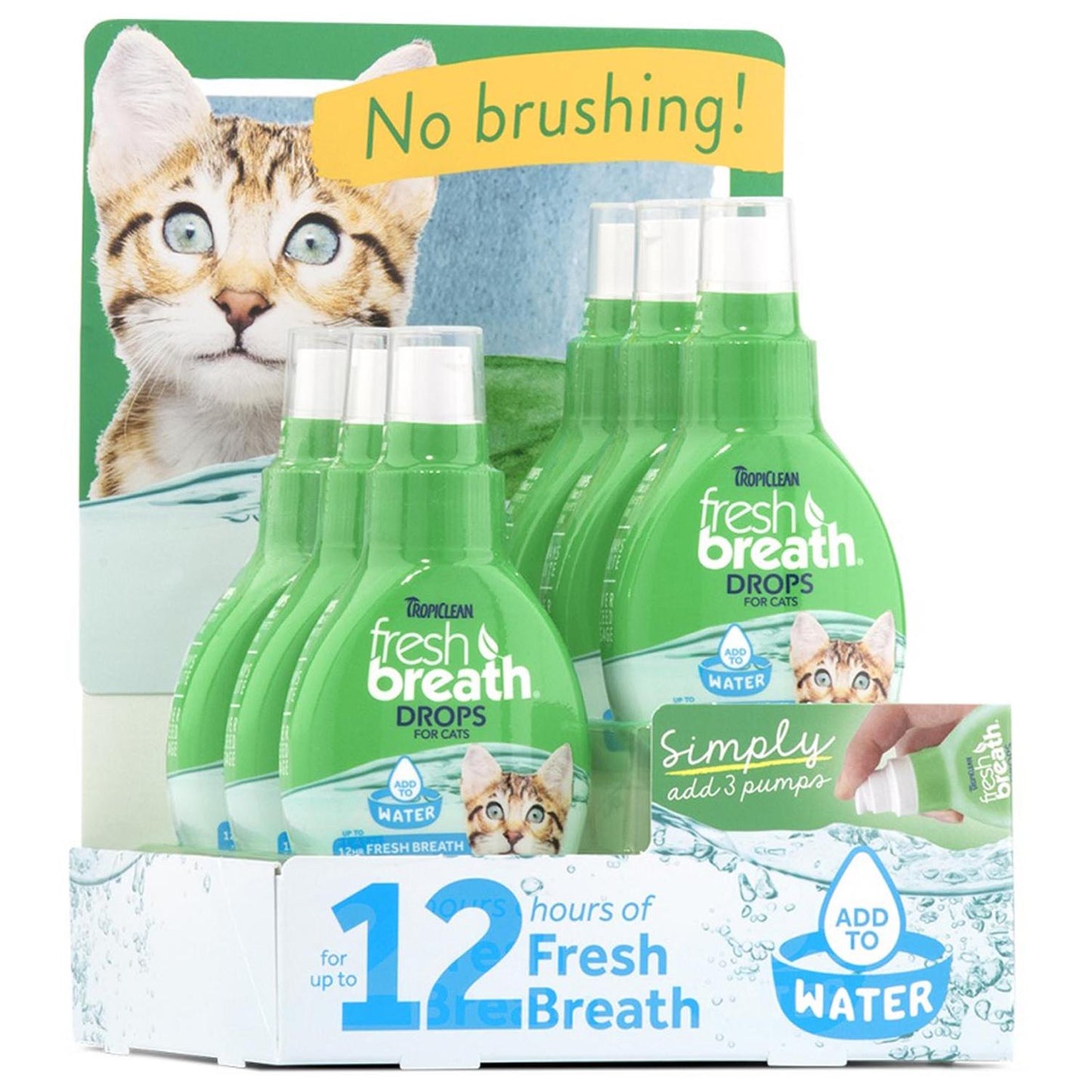 Tropiclean Fresh Breath Drops for Cats 59ml