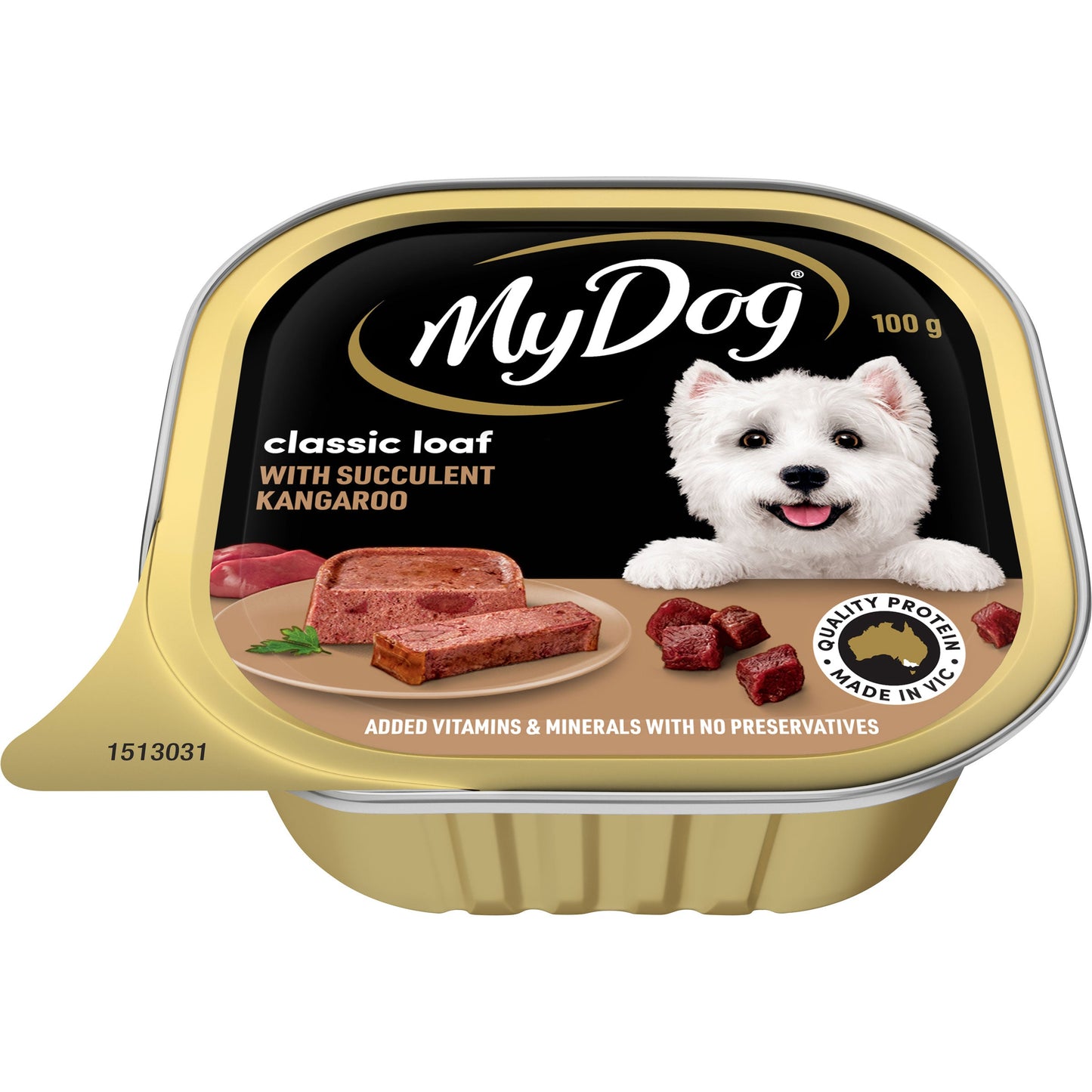 My Dog Classic Loaf with Succulent Kangaroo Wet Dog Food 100g