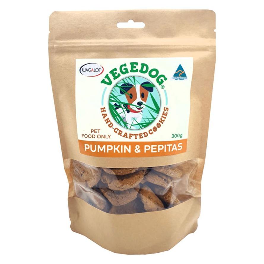 Vege Dog Cookies Pumpkin & Pepitas Dog Treats 300g