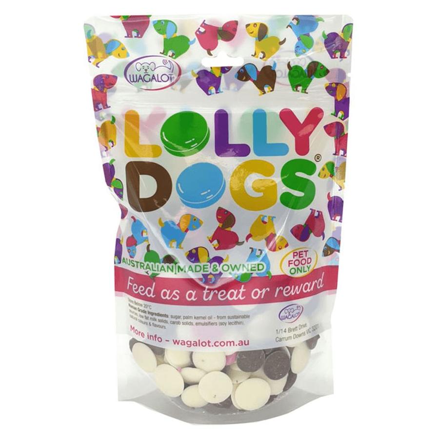 Lolly Dogs Carob, Vanilla & Strawberry Dog Treats 350g