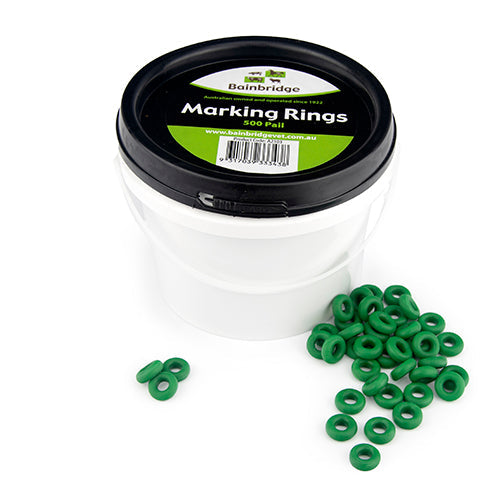 Bainbridge Marking Rings Green - 500 Pail