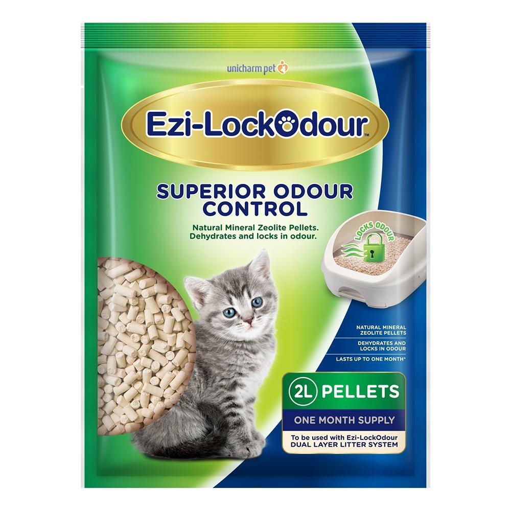 Ezi-LockOdour Natural Mineral Zeolite Pellet Cat Litter 2L