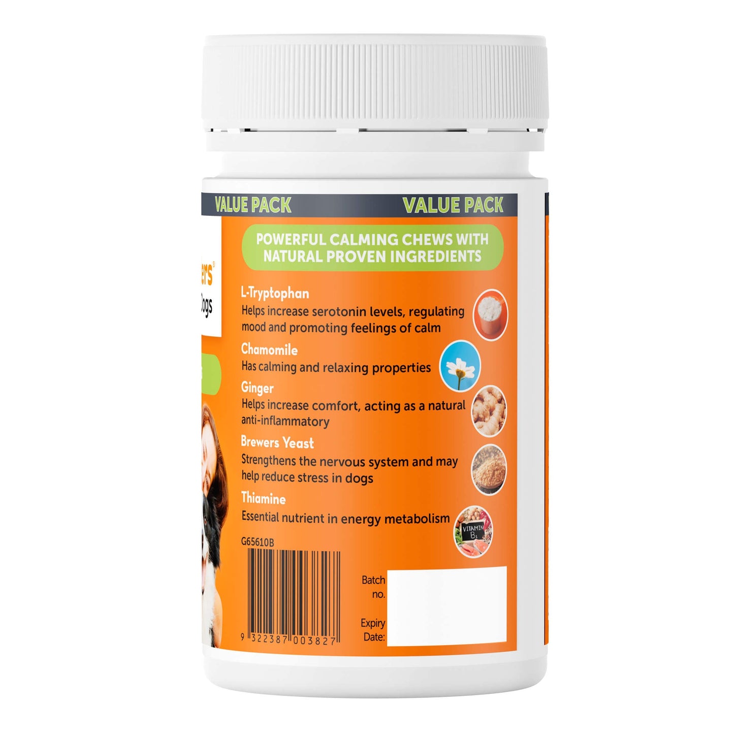 Thunder Wunder Calming Chews For Dogs 125g