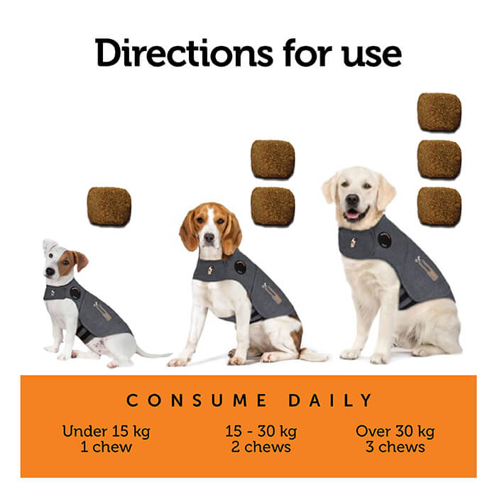 Thunder Wunder Calming Chews For Dogs 125g