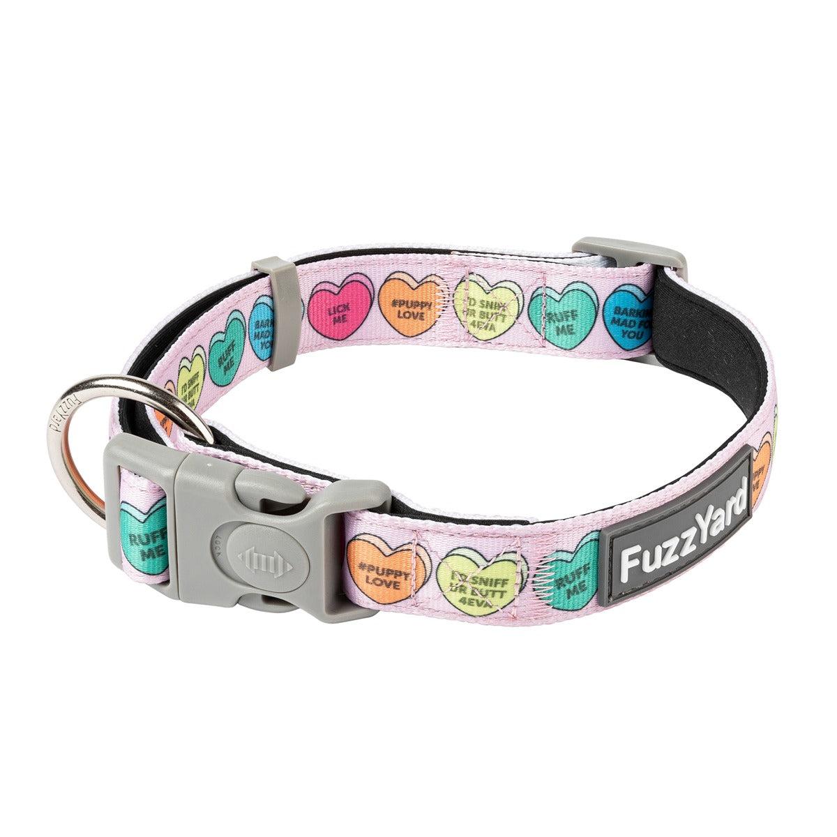 FuzzYard Candy Hearts Dog Collar