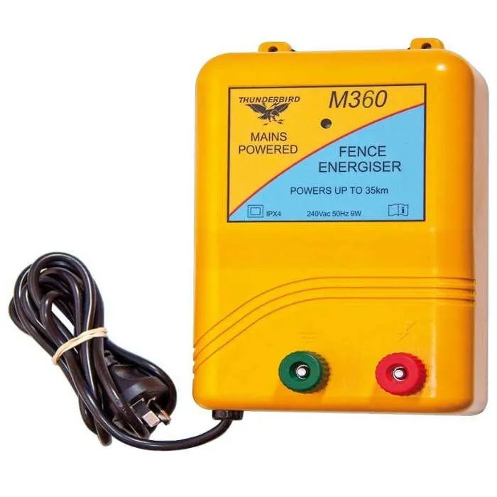 Thunderbird 35km Mains Energiser