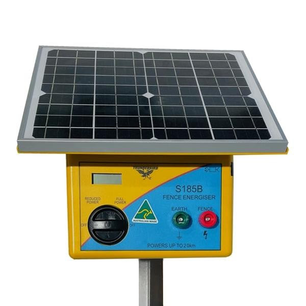 Thunderbird S185B Self Contained Solar Energiser 15km